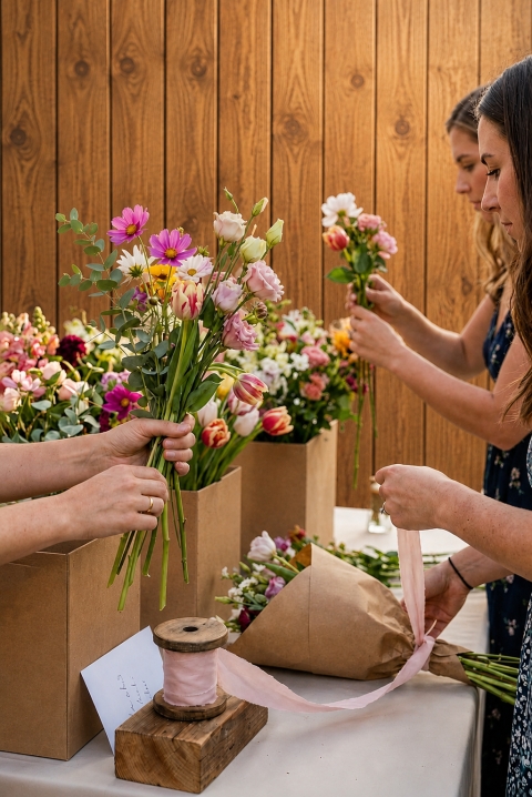 Creating A Handtied Bouquet Monday July 6th